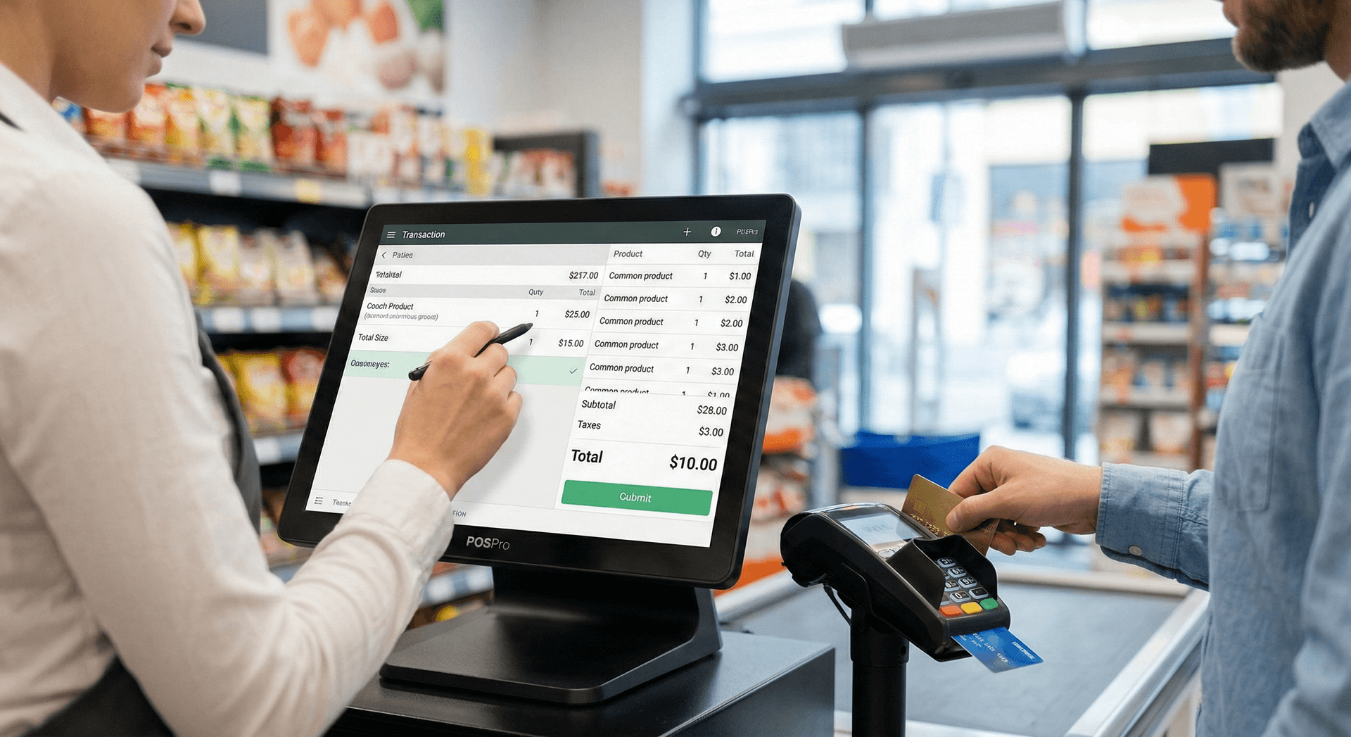 Point of Sales (POS) - Tangkapan Layar Proyek