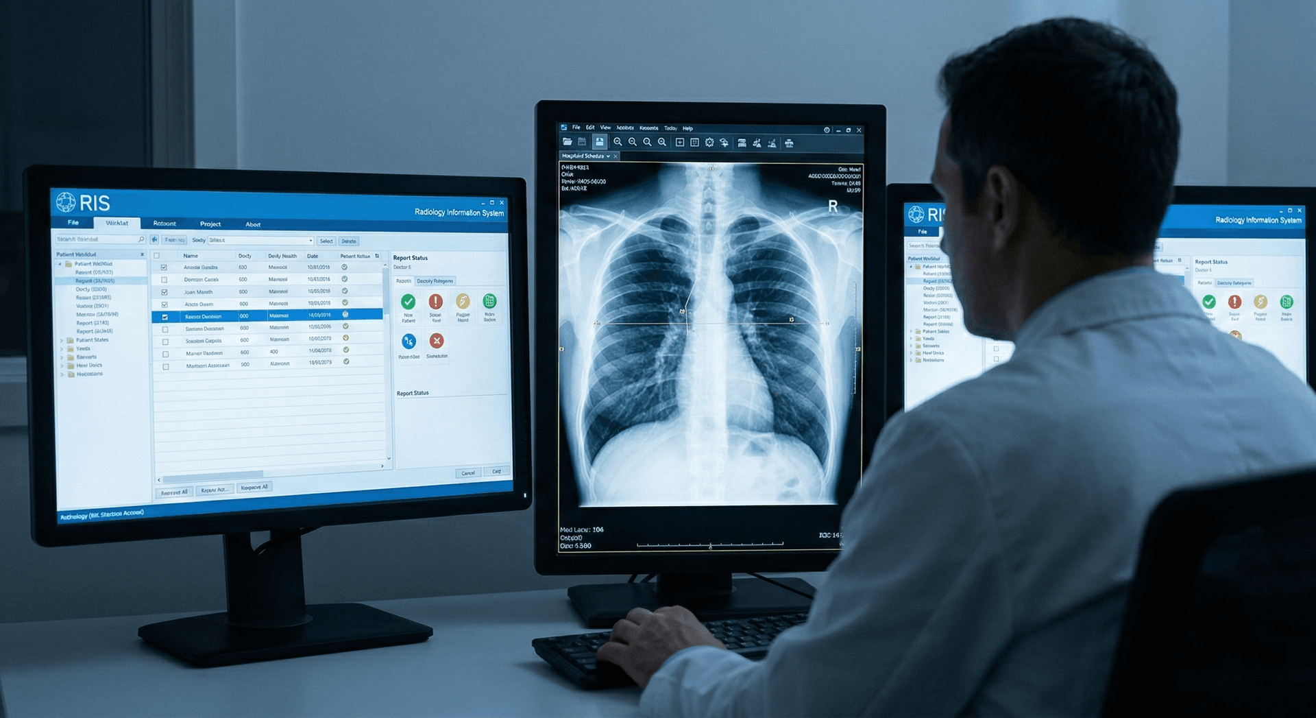 Radiology Information System (RIS) - Tangkapan Layar Proyek